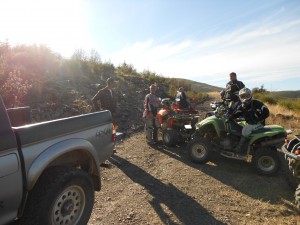 nous rencontrons un garde forestier très sympas, il parle francais