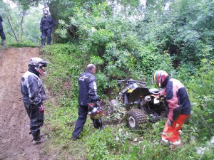 petite chute de jean mi, rien de grave.