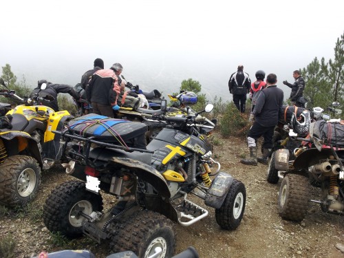 dommage pour le panorama ! nous sommes à 1100m