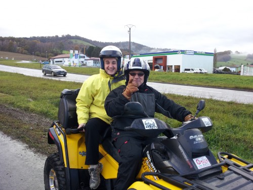 le baptème en quad de Karine